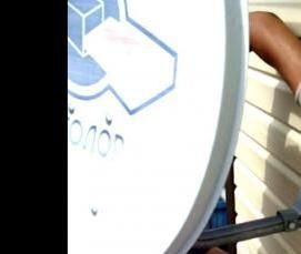 установка антенны на фасаде - тип 1