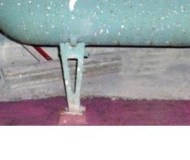 установка чугунной ванны на ножки - вариант 2