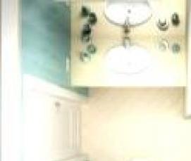 установка душевой в ванной комнате - модель 2