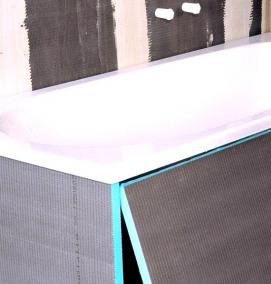 установка экрана под ванну - вариант 2