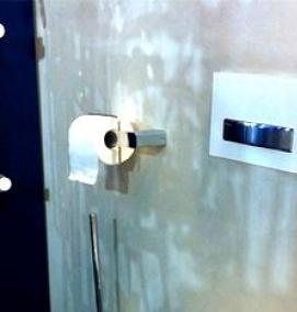 установка гигиенического душа скрытого монтажа - модель 4