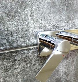 установка гигиенического душа скрытого монтажа - модель 2