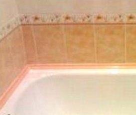 установка керамической ванны - тип 3