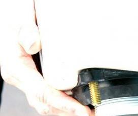 установка клапана в бачок унитаза - тип 4