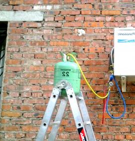 установка кондиционера - модель 1