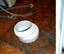 установка манжеты на унитаз - модель 3