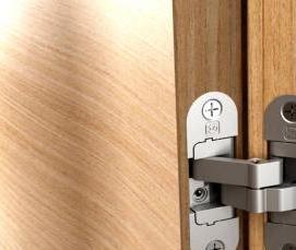 установка межкомнатных дверей со скрытыми петлями - вариант 2