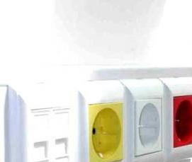 установка розеток на кухне на фартуке - модель 2