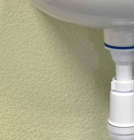 установка сифона на раковину - тип 4