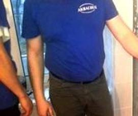 установка смесители для ванной с душем - вариант 3