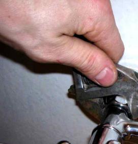 установка смесителя на борт - модель 1