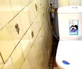 установка советского унитаза - вариант 3