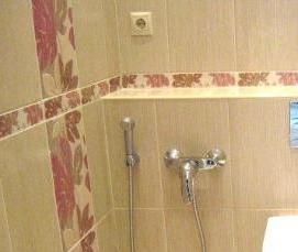 установка туалета в ванной - вариант 4