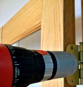 установка угловых дверей - тип 2