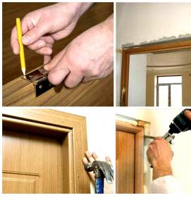 установка входных дверей - модель 2