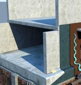 устройство дренажа на участке - модель 4