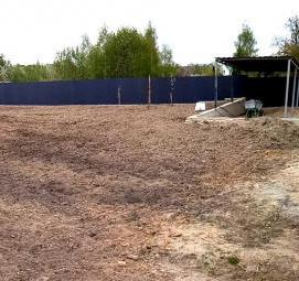 устройство посевного газона - модель 4