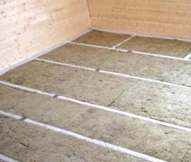 утепление балок перекрытия - модель 3