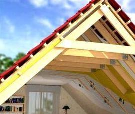 утепление деревянного фронтона - модель 1