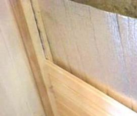 утепление деревянных стен - модель 1