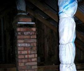 утепление фановой трубы - модель 2