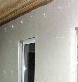 утепление гипсокартоном - модель 1