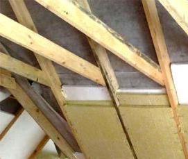 утепление мансардной крыши - тип 1