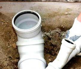 утепление наружной канализации - модель 2