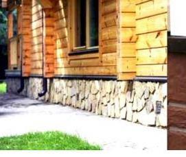 утепление свайного цоколя - тип 3
