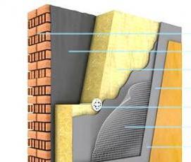 утеплитель для дома под штукатурку - модель 1