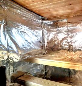 утеплитель для парилки - тип 3