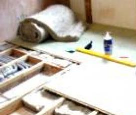 утеплитель для полов первого этажа - тип 3