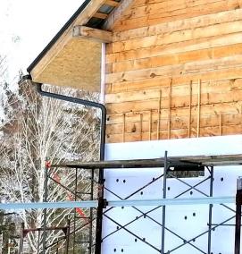 утеплитель для стен дома снаружи пеноплексом - тип 1