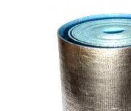 утеплитель фольгированный рулонный - тип 2