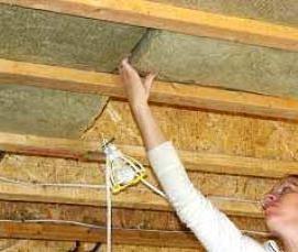 утеплитель крыши гаража - модель 4