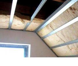 утеплитель на крышу дома - модель 1