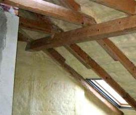 утеплитель на крышу дома - модель 4