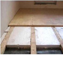 утеплитель на пол балкона - тип 1