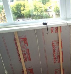 утеплитель на пол балкона - тип 2