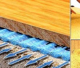 утеплитель под ламинат на бетонный пол - тип 2