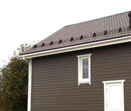 утеплитель под сайдинг для кирпичного дома - модель 1