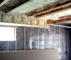 утеплитель внутри кирпичных стен - модель 1