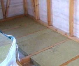 утеплитель водяного пола - тип 1