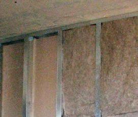 утеплители для внутренних стен - тип 1