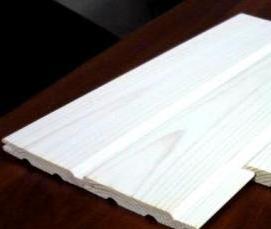 Вагонка белая (воск) - вариант 4