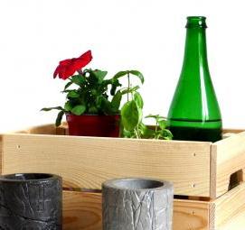 Вазон бетонный - вариант 2