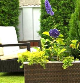 Вазоны квадратные уличные - вариант 2