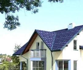 Вентилируемый фасад для дома из газобетона - вариант 1