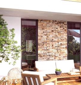 Вентилируемый фасад из клинкерной плитки - модель 3