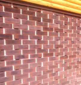 Вентилируемый фасад из клинкерной плитки - модель 2